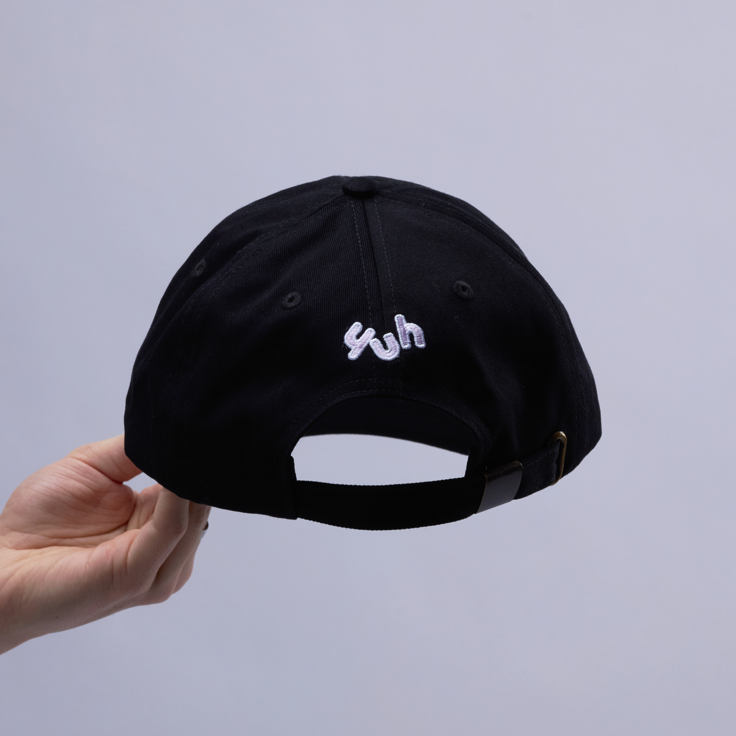 Cap «OK» - Lila / Schwarz