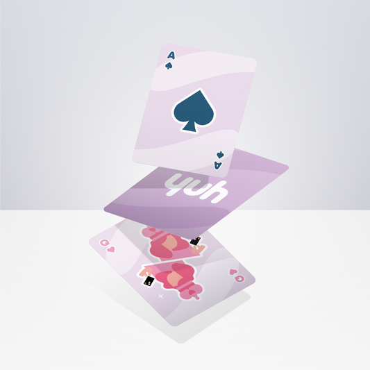 Yuh Spielkarten – Pokerblatt 52 Kartendeck